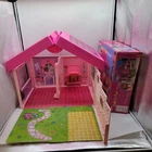 1992 Mattel Barbie Fold ‘N Fun House Original Box Vintage  Doll House Complete.