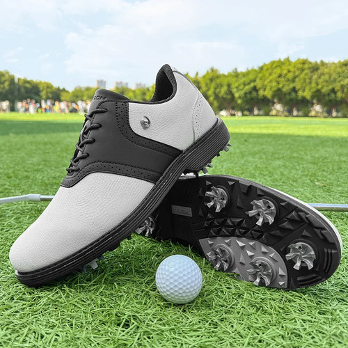 Spikes Golf Flache Schuhe Herren Wasserdicht Golf Turnschuhe Outdoor Wandern Schuhe - Bild 18 von 28