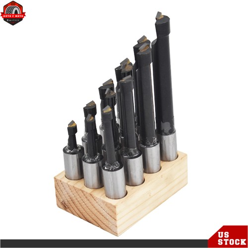 12 Pack 3/4" Boring Bar Set C6 Carbide Tipped Bars 3/4 Shank Lathe Tool - Picture 4 of 12