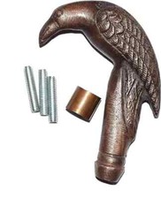 Antico manico in rame corvo corvo nautico vittoriano design