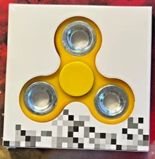 Vibrant Yellow Color Fidget Spinner Stress Fidget Toy - New