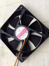 COFAN F-1225M12BI 12025 DC12V 0.60A 12CM 3-Wire High Airflow Cooling Fan