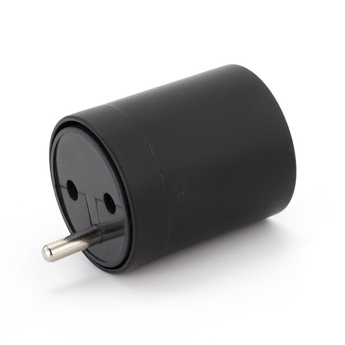 1 Stück Schuko-Stecker auf Schweiz-Stecker zum untrennbaren verbinden schwarz - Bild 6 von 9