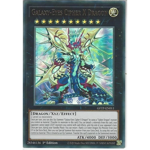 Galaxy-Eyes Cipher X Dragon Yu-Gi-Oh! GFTP-EN011 1st Ultra Rare