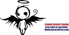 GOTHIC DARK FALLEN ANGEL OF DEATH JDM Vinyl Decal Sticker Car Window Bumper 7"