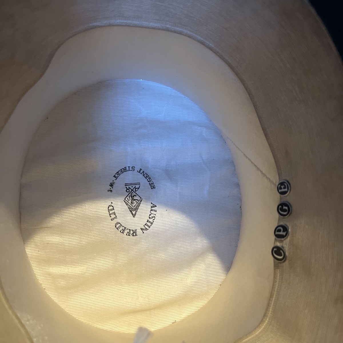 Chapeau Haut De Forme En Soie Austin Reed - Taille 6 3/4 - Début XXe Siècle Avec Boîte D'origine
