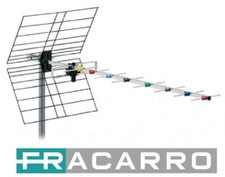 ANTENNA YAGI BANDA LARGA ALLUMINIO GRIGLIA UHF FRACARRO 10 ELE GUADAGNO 13 DB F