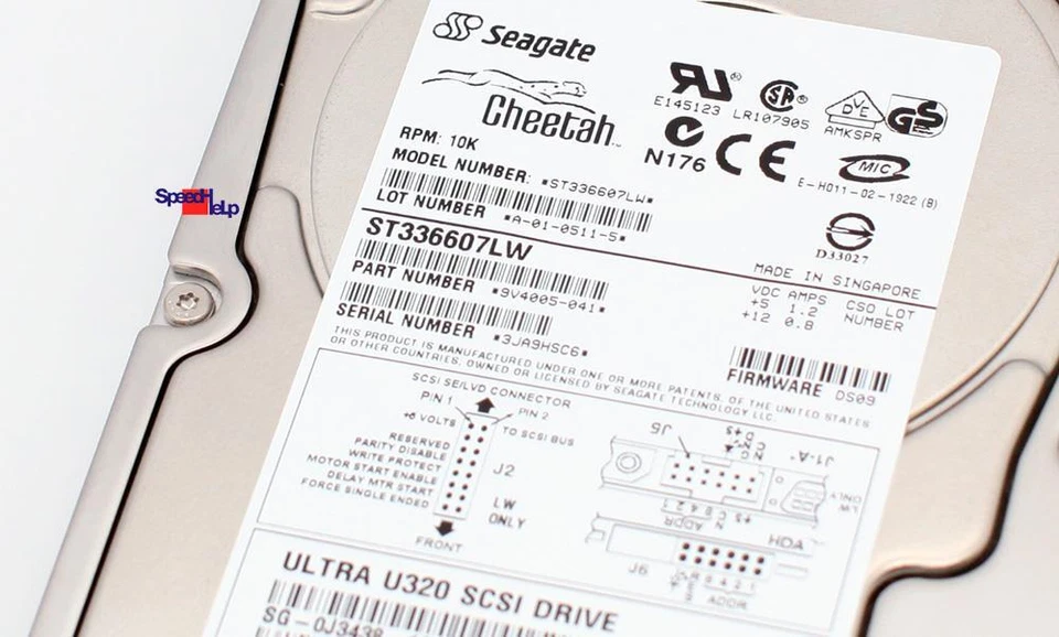 Seagate Cheetah ST336607LW Ultra Wide 320 SCSI 68 HDD Hard Drive 9V4005-041 DS09 - Image 3 of 3