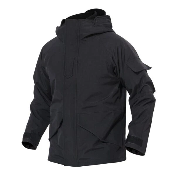 Barton Military Apparel Jacket Coat 2 in 1 Black Outdoor waterproof Airsoft