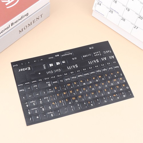 Full Size Russian Keyboard Stickers Letter Alphabet Layout Sticker Key Stickeya - 第 6/13 張圖片