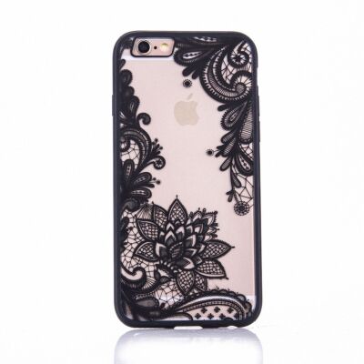 Huawei Nova 2 Handy Hülle Mandala Case Schutzhülle Motiv Etui Blüte Schwarz Neu