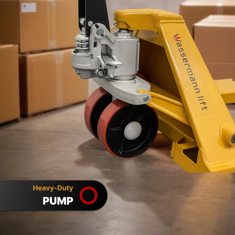 Gato de paleta manual WASSERMANN LIFT 48"X 27" horquilla 5500 lb camioneta pickup solamente Foto 4 de 4