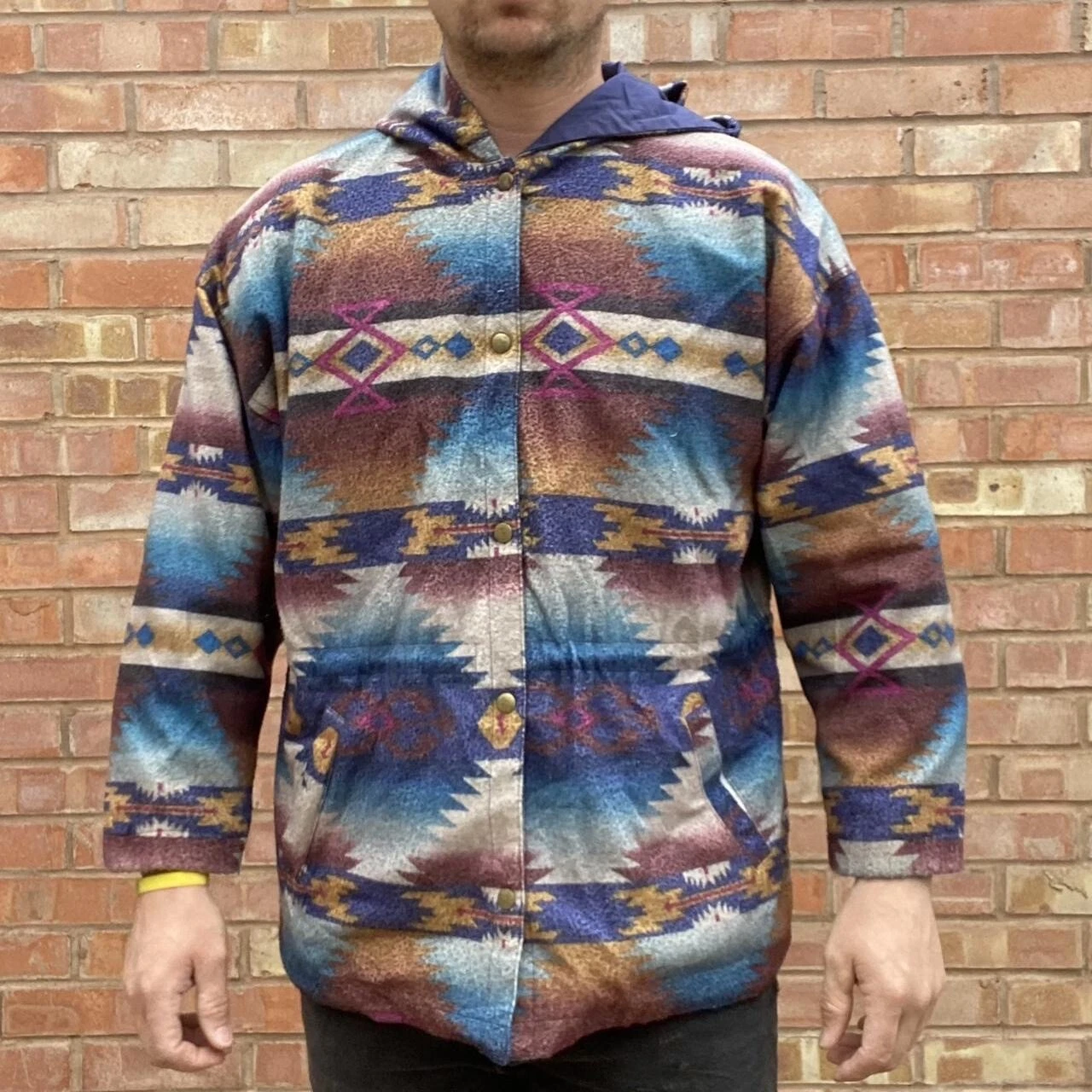 Festival Poncho Knitted Pullover Windbreaker Thick Outdoor Jumper Alpaca