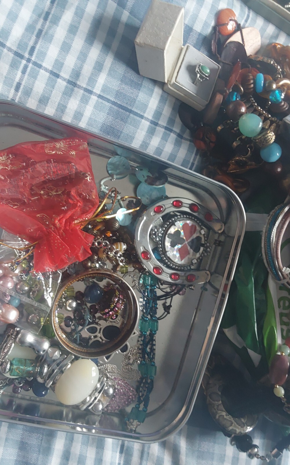 Job lot costume jewellery including 925 silver. read description | eBay
