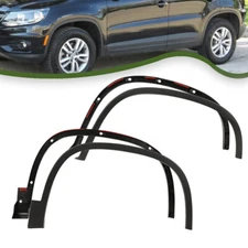 Front & Rear Fender Flares Moulding Trim Fit For 2012-17 Volkswagen Tiguan