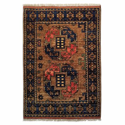 2'2 x 3'0 Afghan Ersari Fil Pa Design Rug