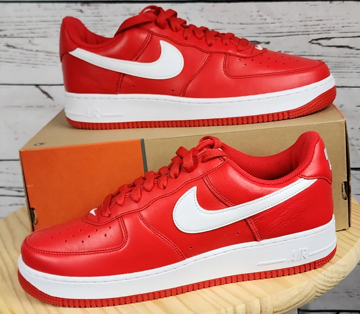 Nike Air Force 1 Low Retro University Red Red FD7039-600