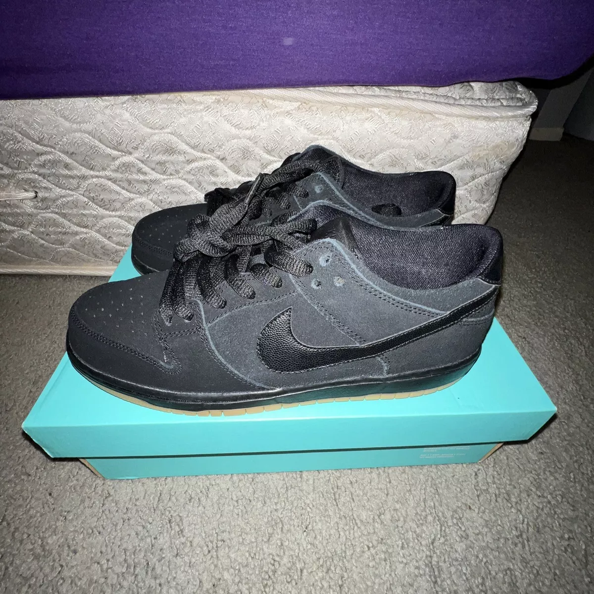 Size 9 Nike SB Dunk Low Premium IW Black eBay