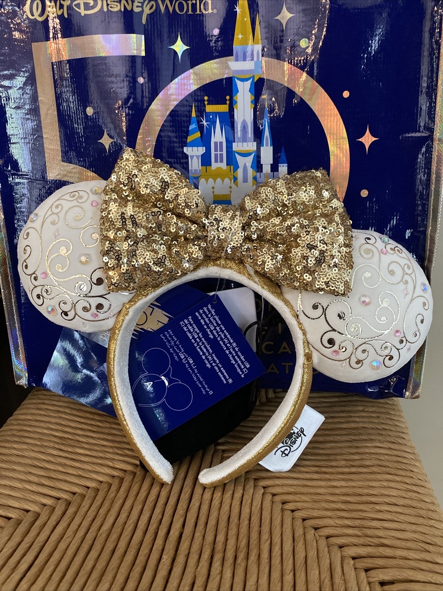 Disney Parks Disney World 50th Anniversary Minnie Ears Light