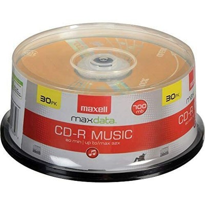 Cd R 空白媒体30 包主轴maxell 音频音乐32x 80 分钟700mb 播放器 Ebay