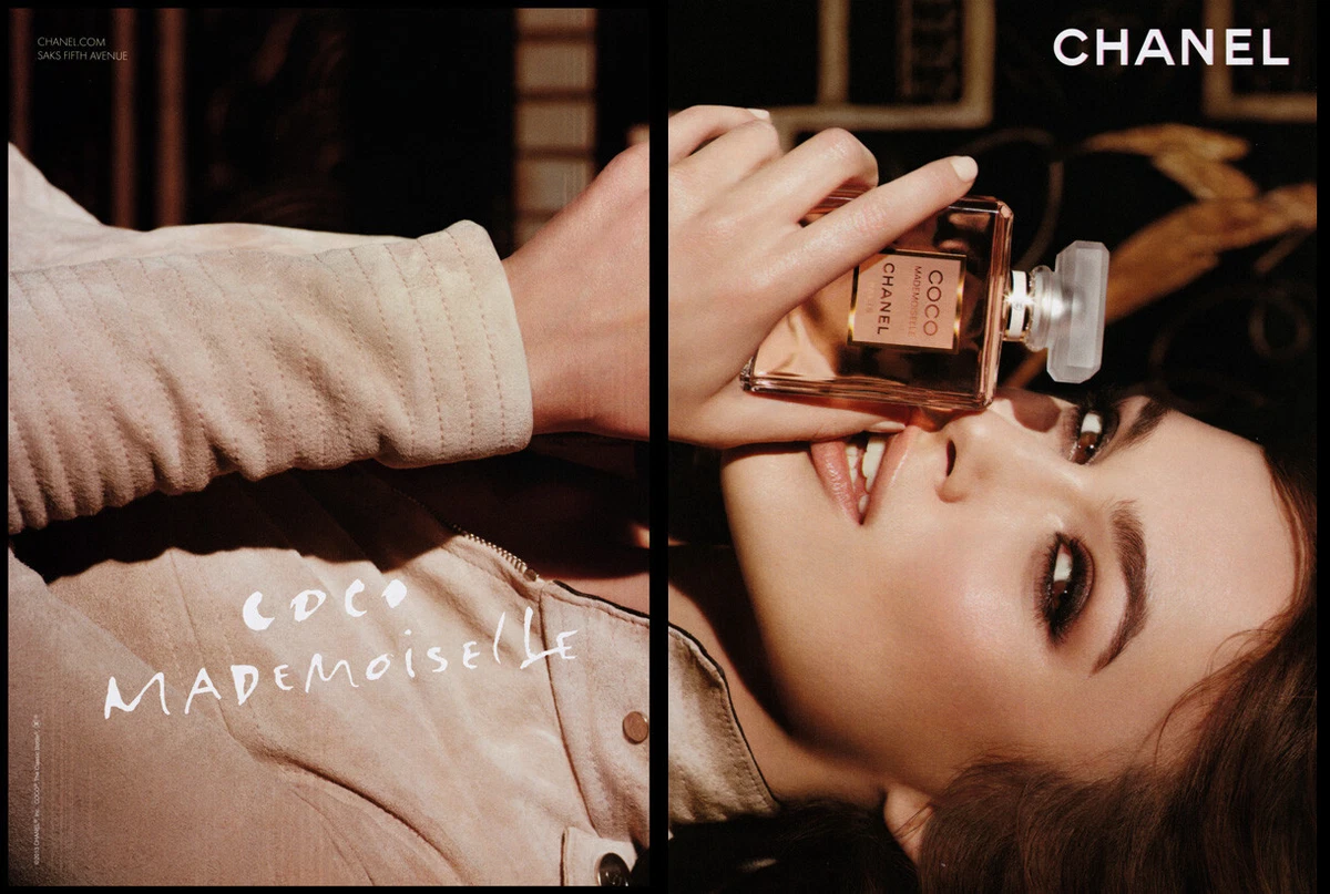 Keira Knightley 2-pg clipping 2013 ad for Chanel Coco Mademoiselle