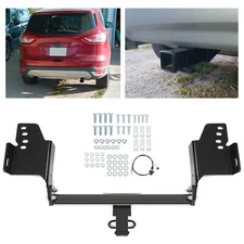 Class 3 Rear Bumper Towing 2" Black Trailer Hitch Receiver For 13-19 Ford Escape