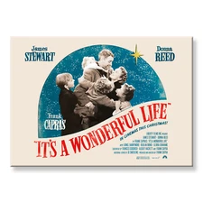 IT'S A WONDERFUL LIFE Movie Poster Design 3.5 " x 2.5 " FRIDGE MAGNET No 2