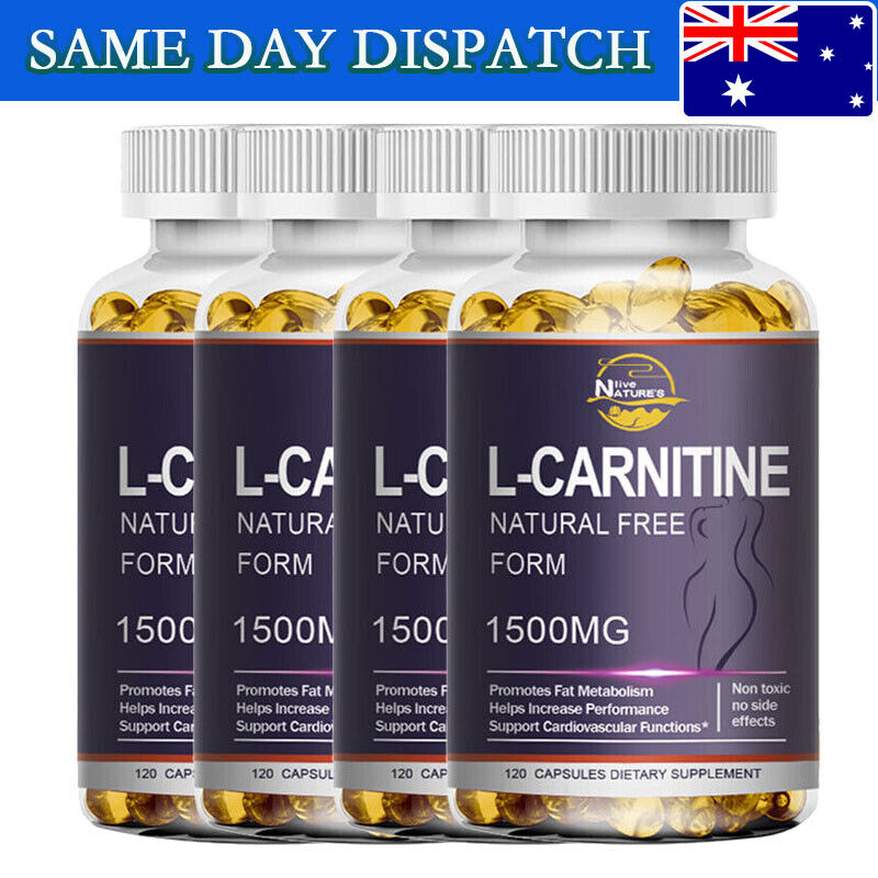 NL L-Carnitine 1500 mg Veg Caps, Energy Amino Metabolism Booster Fat Burner