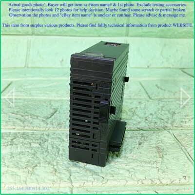 KEYENCE KV-LE20A, PLC ETHERNET Module as photo, sn:0082, lφo