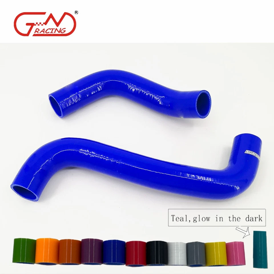 Mangueras de radiador de silicona Fit 2005-2017 Subaru WRX / STi / Forester XT / Legacy GT Foto 3 de 4