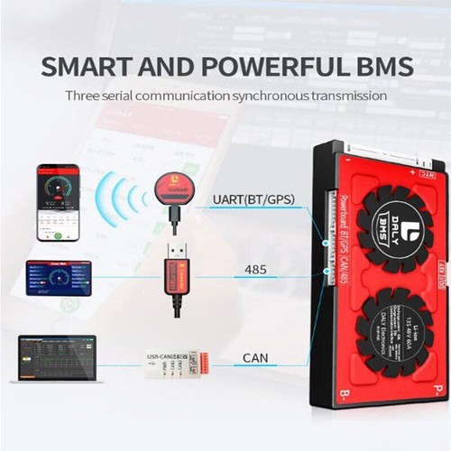 For Daly BMS Bluetooth Module/ 485/ UART/ Touch Control lcd ADE/ - Afbeelding 7 van 14