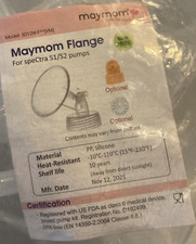 Maymom Wide Mouth Flanges 24mm. Fits all Models of SpeCtra Breast Pumps NEW
