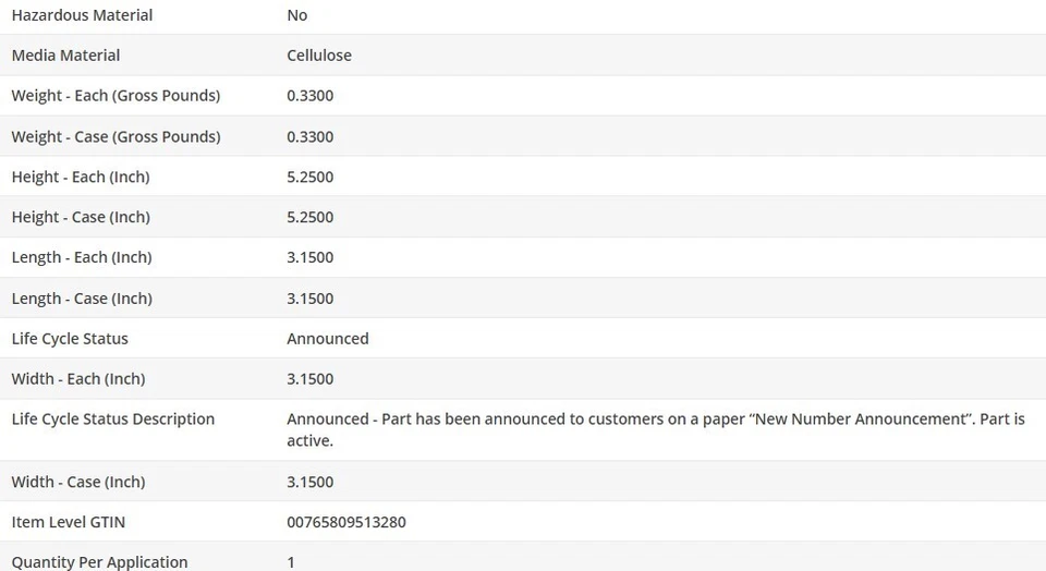 Filtro de aceite de motor OEM WIX para TOYOTA STOUT 1966-1968 L4-1,9 L Foto 4 de 4