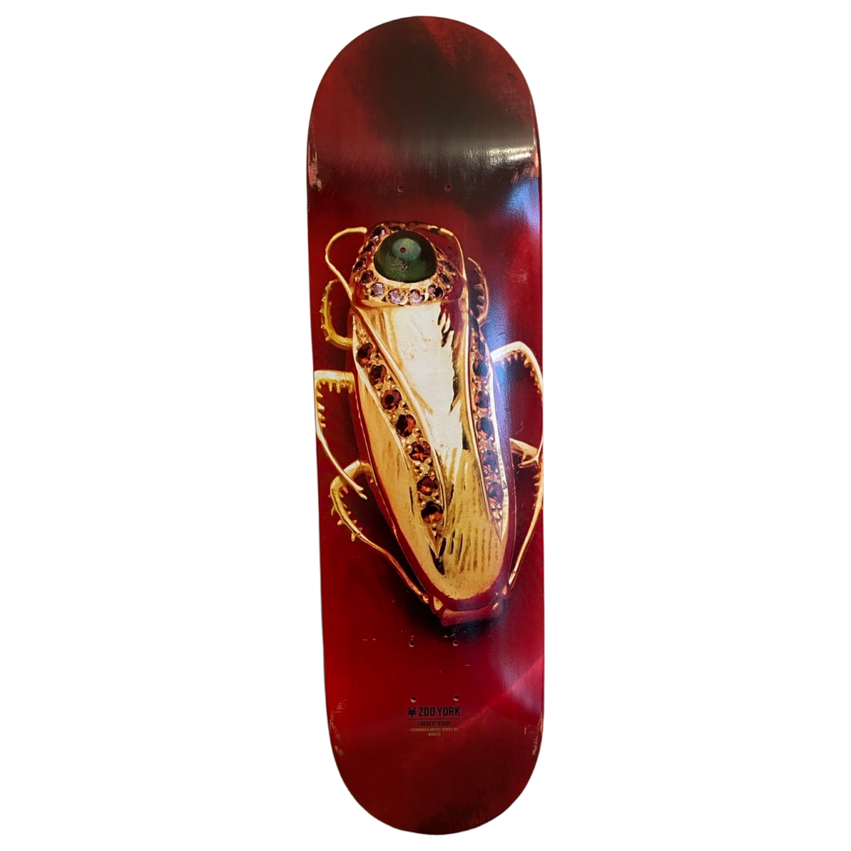 Vintage 2000s ZOO YORK Roach Series Forrest Kirby Skateboard Deck