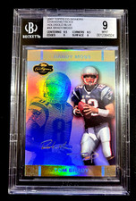 BGS 9 MINT 2007 TOPPS TOM BRADY RANDY MOSS CHANGING FACES /25 HOLOGOLD BLUE S53
