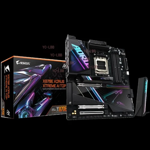 Gigabyte X870E AORUS XTREME AI TOP Supports Socket AM5 AMD Ryzen™ 9000 9800X 3D