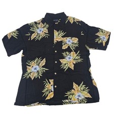 Vintage Hawaiian Aloha Shirt Blue Men's Size