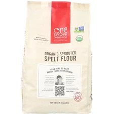 One Degree Organic Foods Sprouted Spelt Flour 80 Ounce