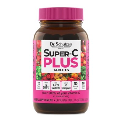 Dr. Schulze's | Super-C Plus | Vitamin C Complex | Clinical Herbal ... Fast Ship
