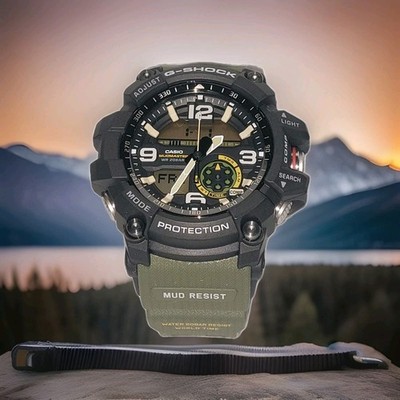 Casio Men's Master of G-Land G-Shock Mudmaster Black Dial Watch - GG1000-1A3