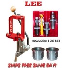 Lee Breech Lock Press 90588 w/ 3 Bushings & 3 Die Set for 243 Winchester 90504