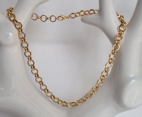 90 COLLIERS GOLDFARBEN POSTEN SONDERPOSTEN KALSKETTEN KETTE SCHMUCK MODE COLLIER - Bild 5 von 7