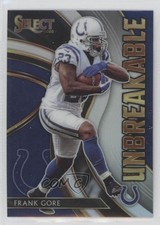 2020 Panini Select Unbreakable Silver Prizm Frank Gore #U23 18vn