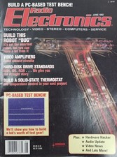 Radio-Electronics Magazine June 1992 Build Robot Bug Video Amplifiers Thermostat
