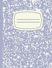 Pastel Purple Marble Composition Notebook: Purple Marble Wide Ruled Lined Paper