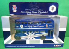 Corgi CC32321 1950s Routemaster Double Decker Bus 2012 Queens Diamond Jubilee