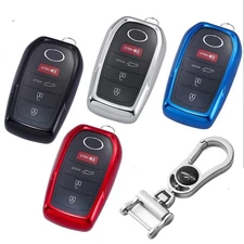 TPU Transparent Car Remote Key Fob Cover Case Shell For Toyota 2 3 4 5 6 Buttons