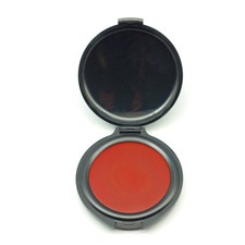 Fingerprint Ink Pad Portable -Drying Ink Pad Red 1 Piece Plastic A2S59355