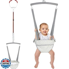 Slevoo Baby Jumper, Baby Doorway Jumper with Door Clamp Adjustable Strap, Fun