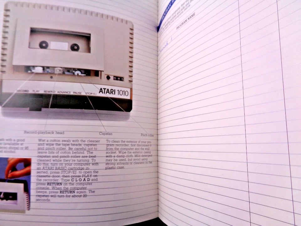 ATARI XL/XE -- THE ATARI 1010 PROGRAM RECORDER OWNER'S GUIDE (ATARI-MANUAL) #2DE - Bild 4 von 4